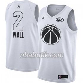 NBA Mænd Trøje Washington Wizards John Wall 2 2018 All Star Jordan Brand Hvid Swingman